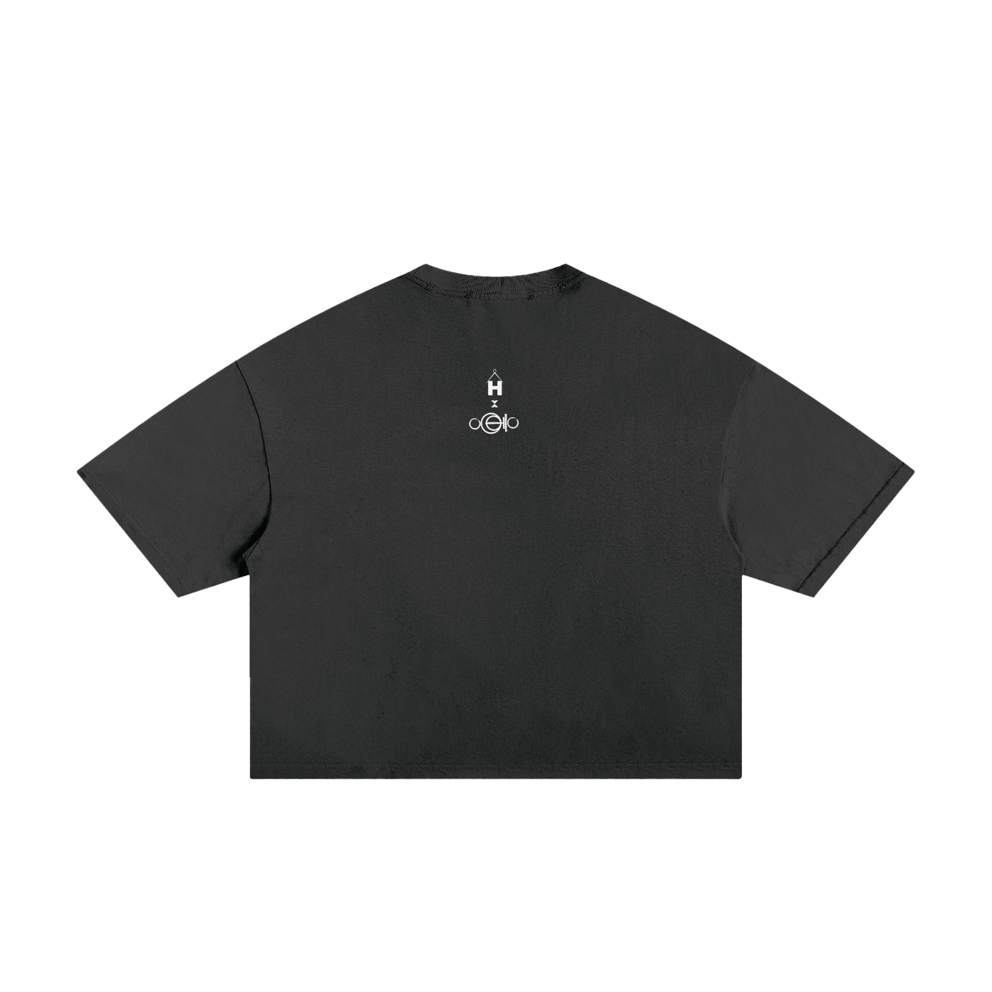 2023 - Classic Frayed Black Boxy Tee