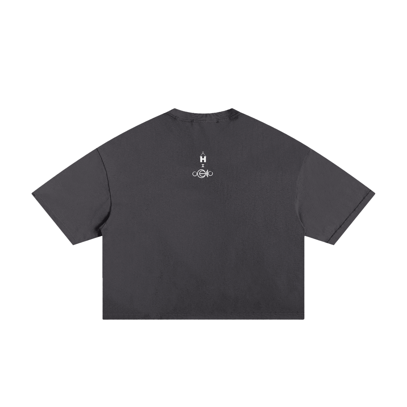 2023 - Classic Frayed Black Boxy Tee
