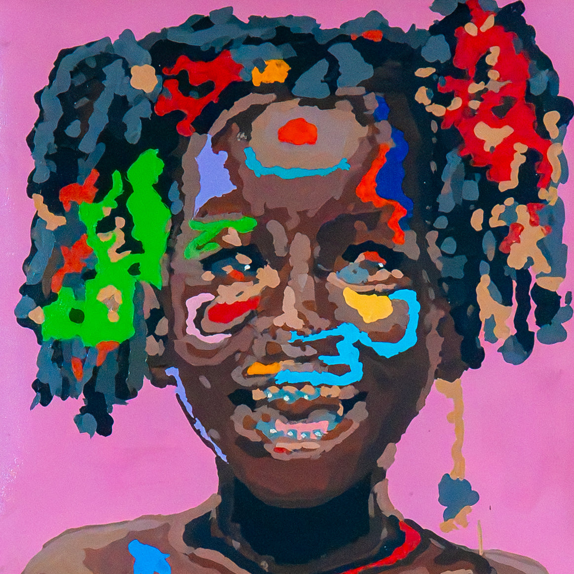 Ngwana wa myemyela (the child is smiling)
