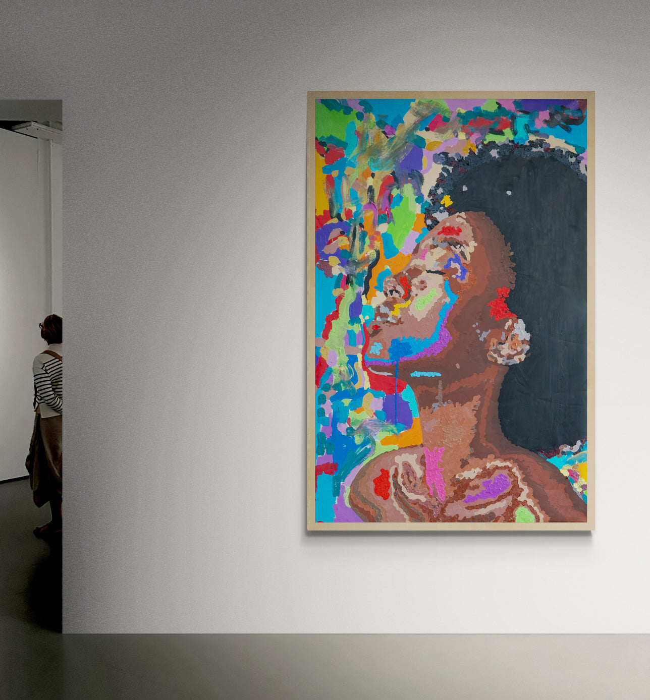 Mosadi wa Afro (Woman with afro)